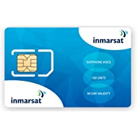 Los mejores  - Inmarsat - IsatPhone Sim Card con 100 Unidades (67 Minutos)